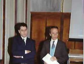 A.A.Bispo und Americo Pellegrini. II. Brasilianisches Symposium Kirchenmusik und Brasilianische Kultur zum Thema Christliche Traditionen und Synkretismus unter Leitung von Dr. A.A.Bispo. Archiv ISMPS. Copyright